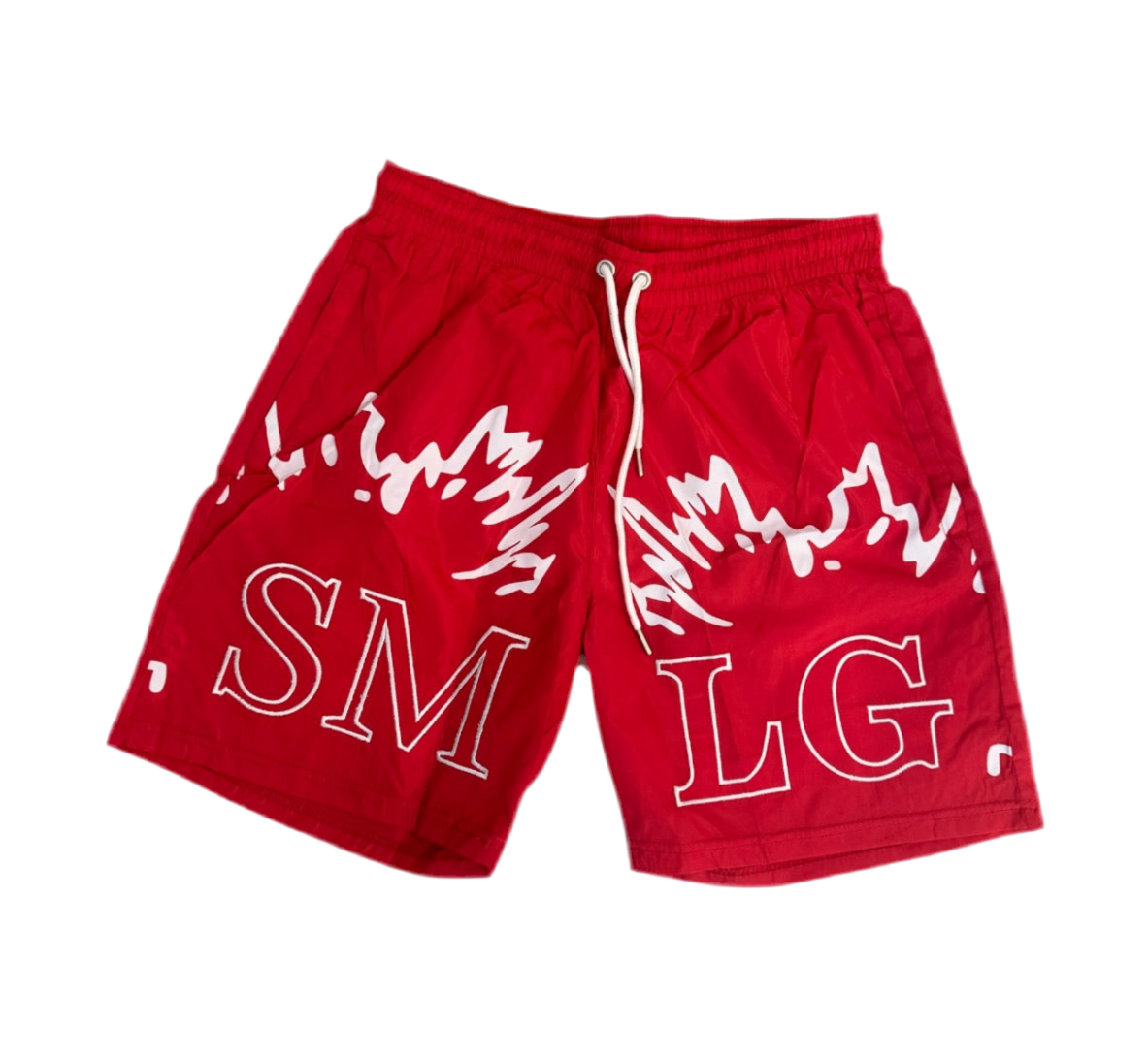 Red SMLG Shorts