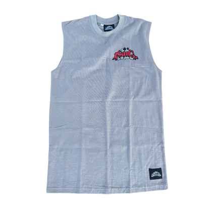Cut off sleeve Gray SMLG T-Shirt