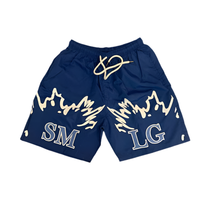 Blue SMLG Shorts