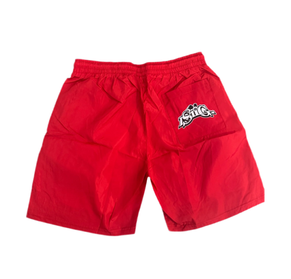Red SMLG Shorts