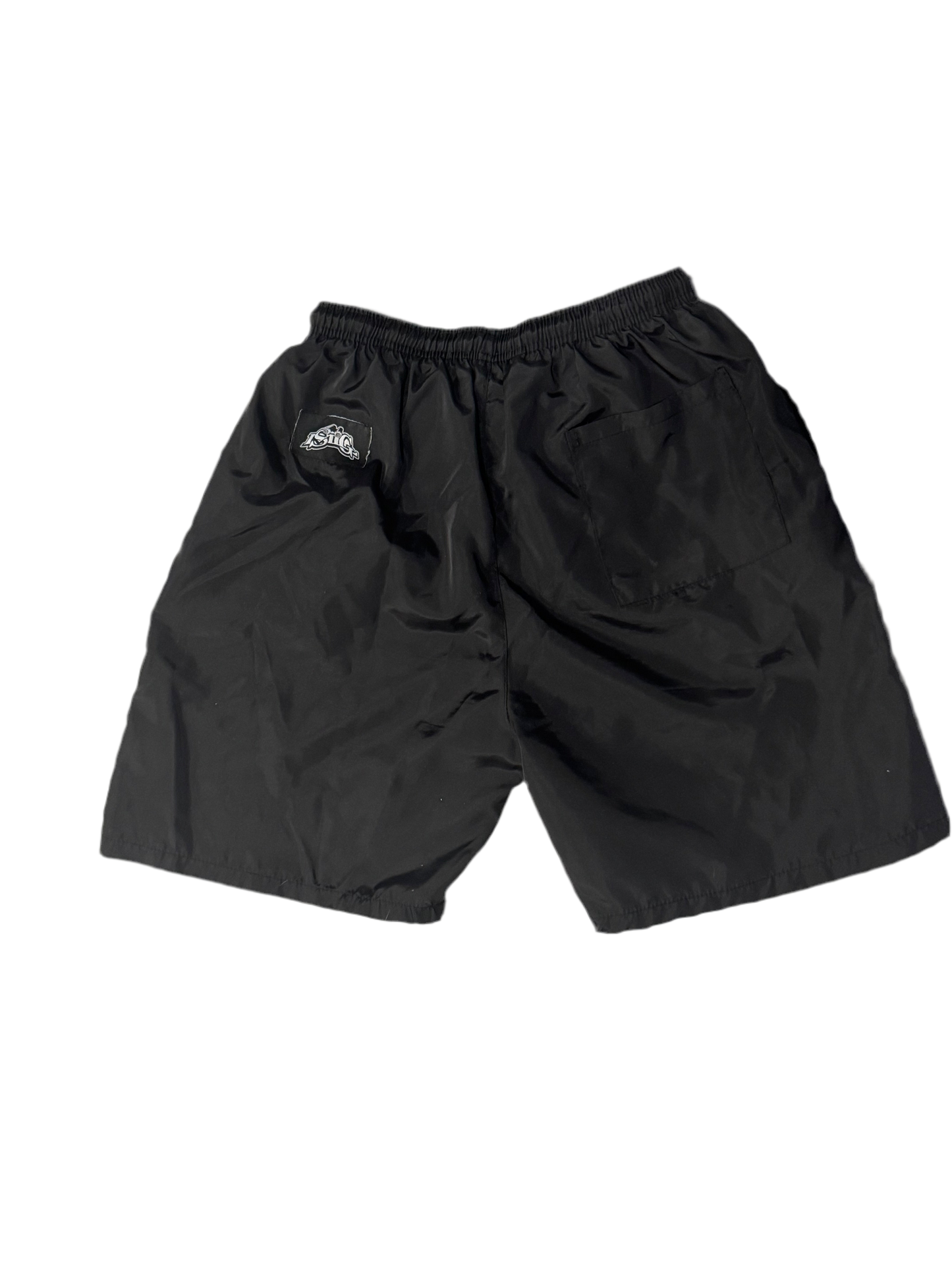 BLACK & YELLOW SMLG SHORTS